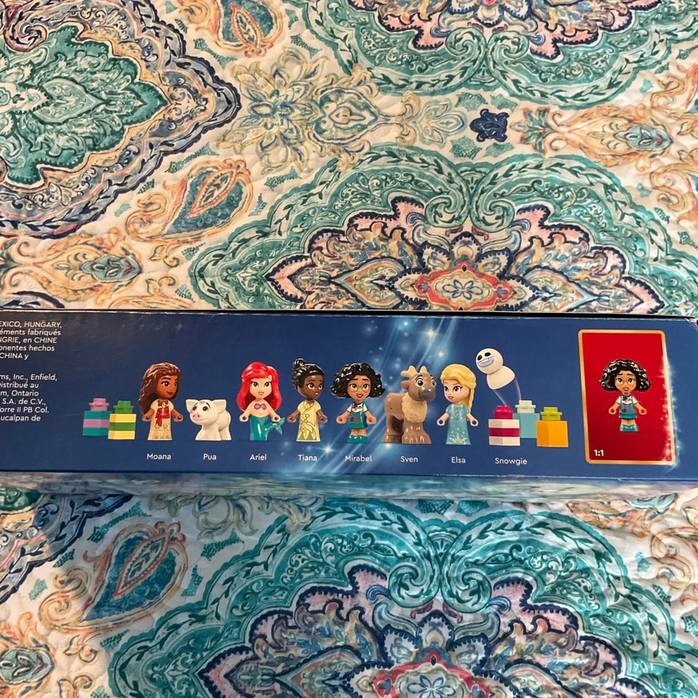 LEGO Disney Princess Advent Calendar 2024 One Size Blue White Building Set